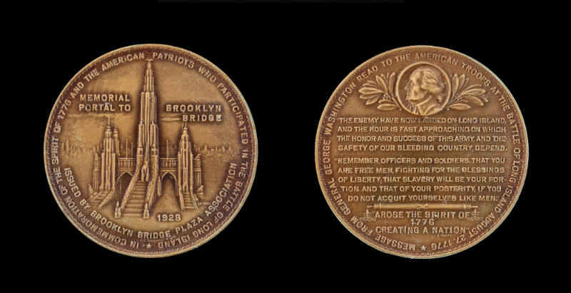 Brooklyn Bridge Plaza Association Medal