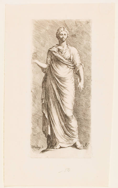 Female Figure, plate 31 from the Signorum veterum icones
