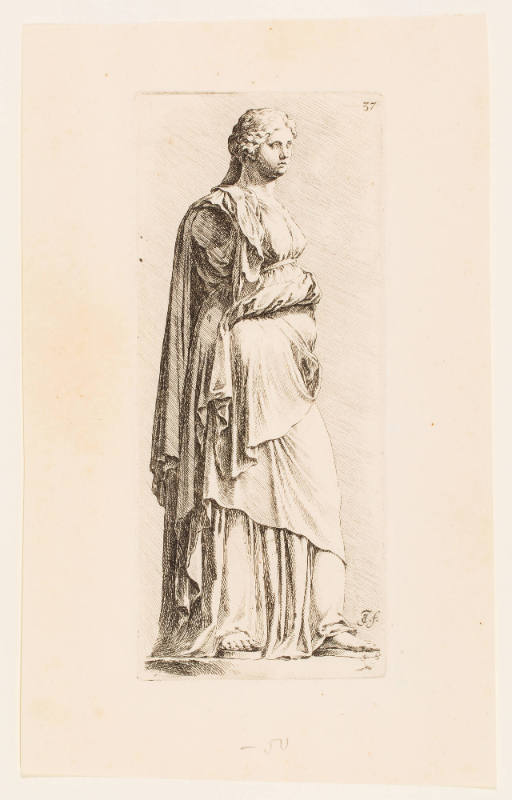 Female Figure, plate 37 from the Signorum veterum icones