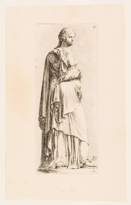 Female Figure, plate 37 from the Signorum veterum icones