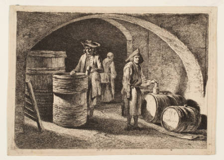 Les petits tonneliers (The Barrel-Makers, small plate)