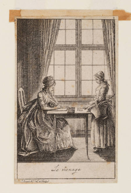 Le Ménage (Housekeeping), from the series Occupations des dames (Women's Occupations)