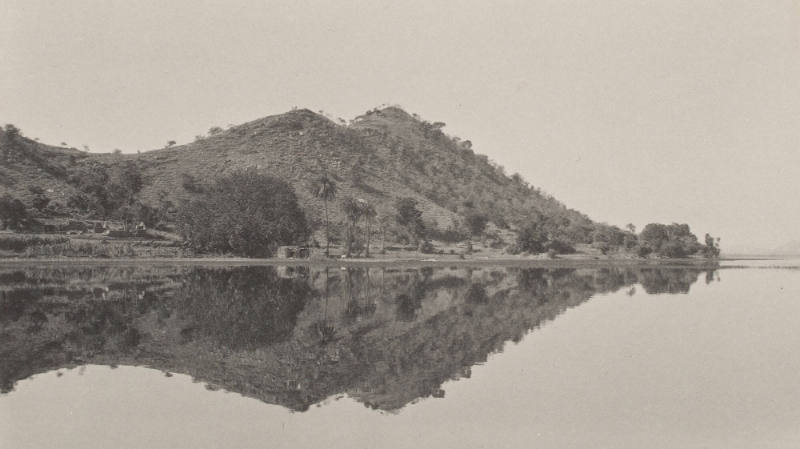 [Mountains and lake, India]