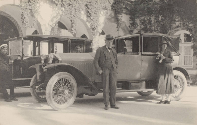 Pic-Pic car with Uncle James and nurse