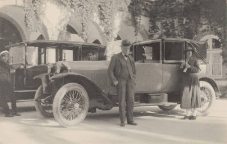 Pic-Pic car with Uncle James and nurse