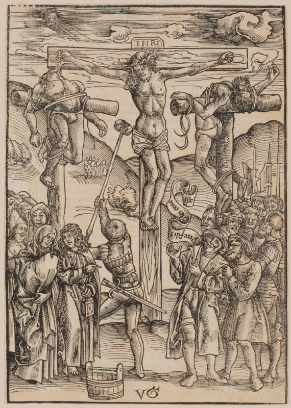 Christ on the Cross between the Thieves, from Twenty-six Scenes from the Passion of Christ
