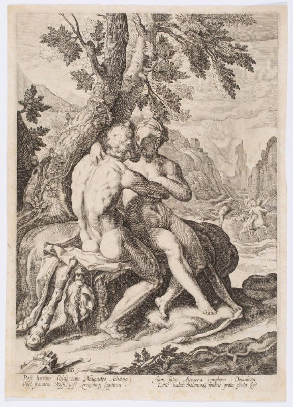 Hecules and Dejanira, plate 4 from The Loves of the Gods