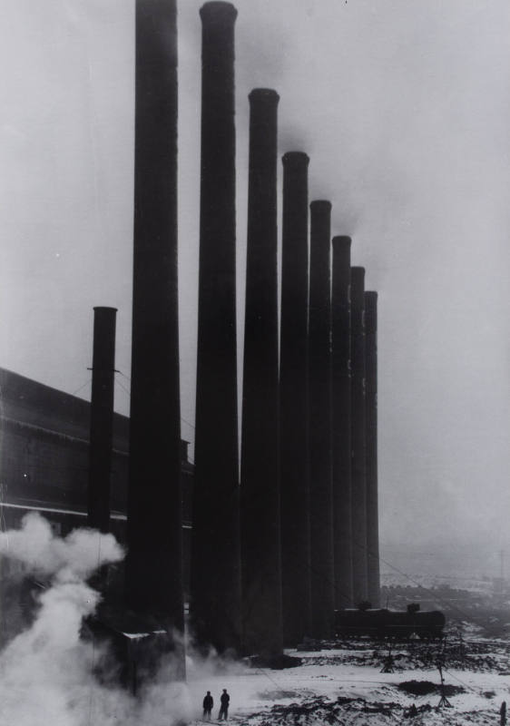 [Smoke stacks, Otis Steel Co., Cleveland, Ohio]
