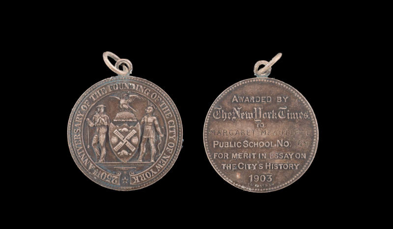 NY Times / City History Essay Award Medal