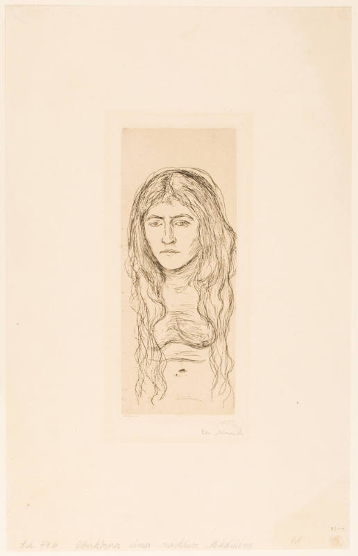 Portrait Bust of a Nude Woman