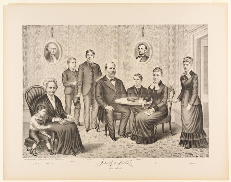 J. A. Garfield and Family