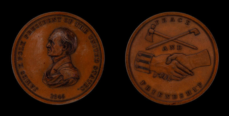 James K. Polk Indian Peace Medal