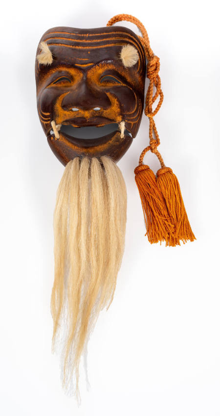 Kyogen mask of an old man