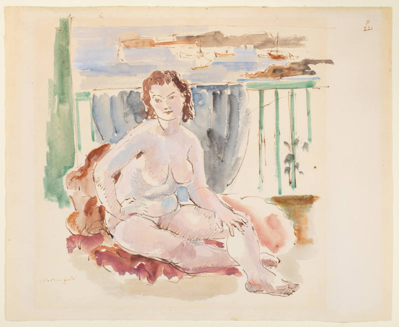 Seated Nude Woman