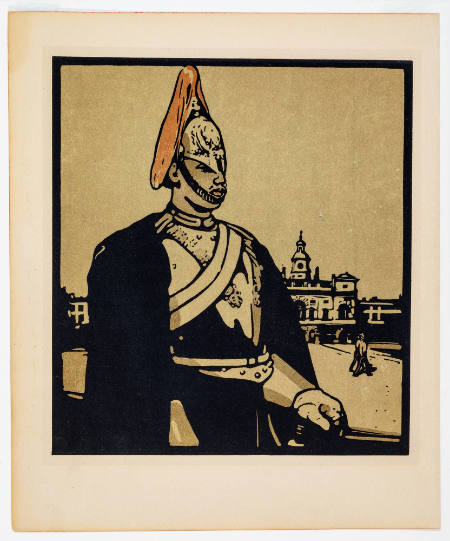 Guardsman, from the series London Types