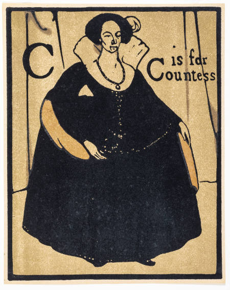 C for Countess, from the series An Alphabet