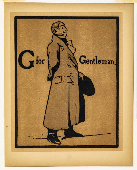 G for Gentleman, from the series An Alphabet