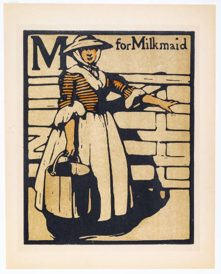 M for Milkmaid, from the series An Alphabet