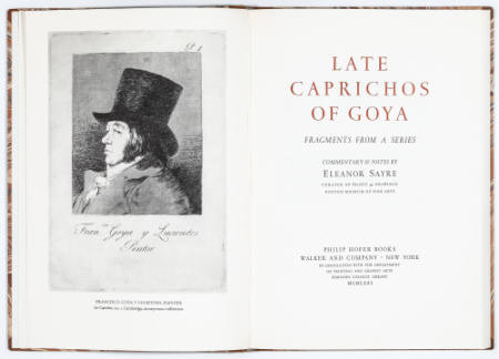 Late Caprichos of Goya: Fragments from a Series