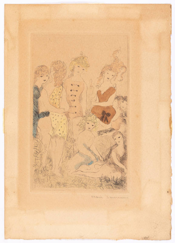 Huit filles dans un pré (Eight Girls in a Meadow)