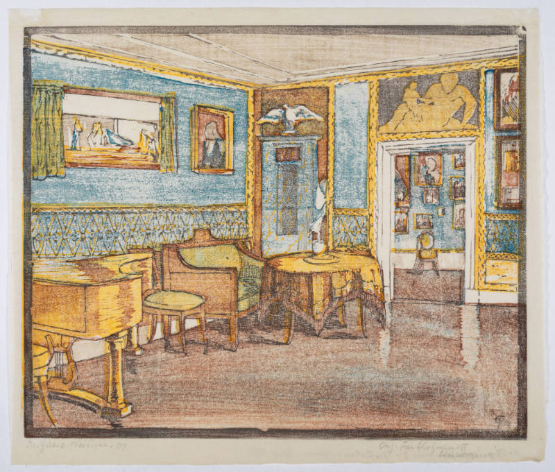 Junozimmer II (Juno Room II), plate 14 from the Goethe House Series
