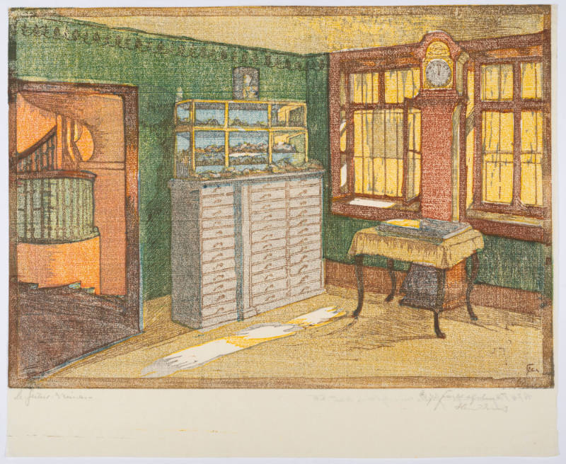Urbinozimmer (Vorzimmer) ((Urbino room (anteroom)), plate 16 from the Goethe House Series