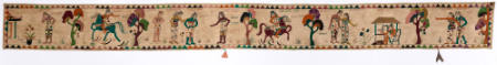 Eave hanging (ider-ider) depicting I Gede Buyar, from the Journey of Dukuh Siladri
