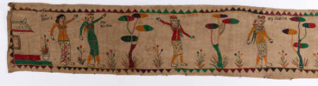 Eave hanging (ider-ider) with scenes of Mudita, from the Journey of Dukuh Siladri 
