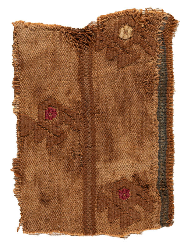 Textile fragment with bird figures