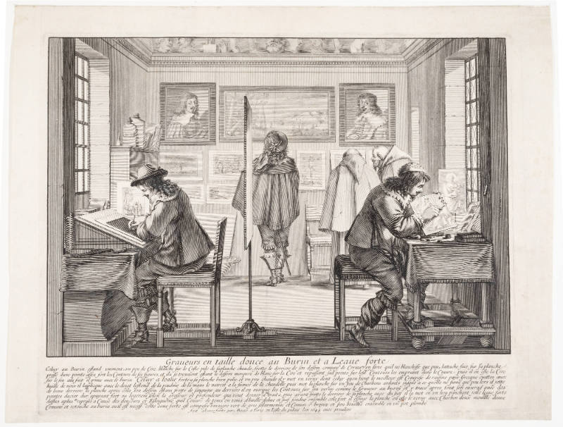 Graveurs en taille douce au burin et à l’eau forte (The Engraver and the Etcher)