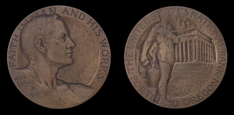 United States Bank of Portland Medal