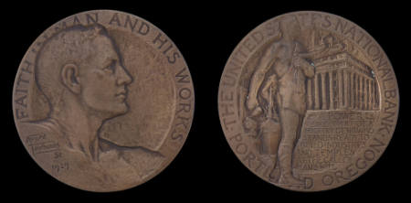 United States Bank of Portland Medal
