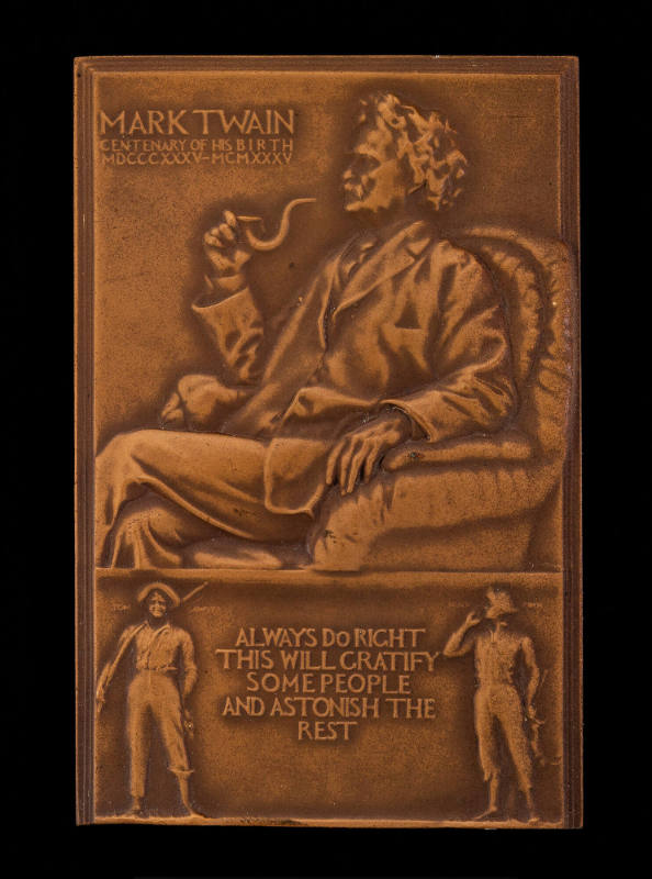 Mark Twain Centennial Plaque