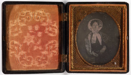 Untitled [Woman in a large bonnet]