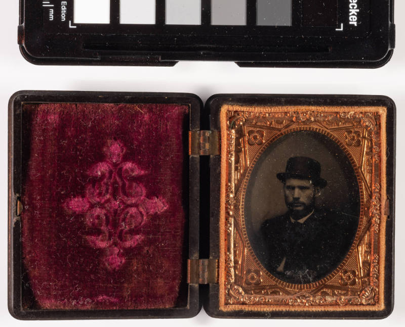 Untitled [Man with mustache and hat]