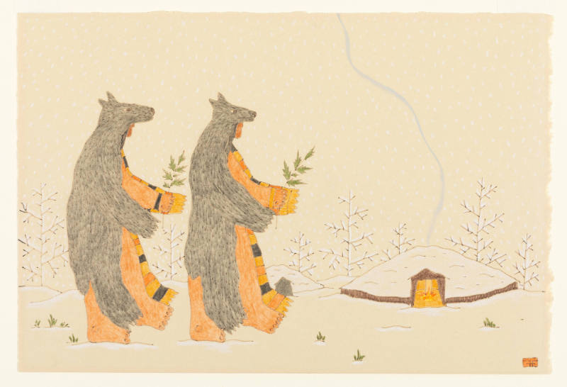 Maidu Dancers (in bearskins)