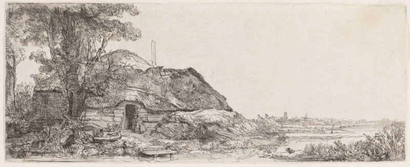 Landscape with Cottage and Large Tree