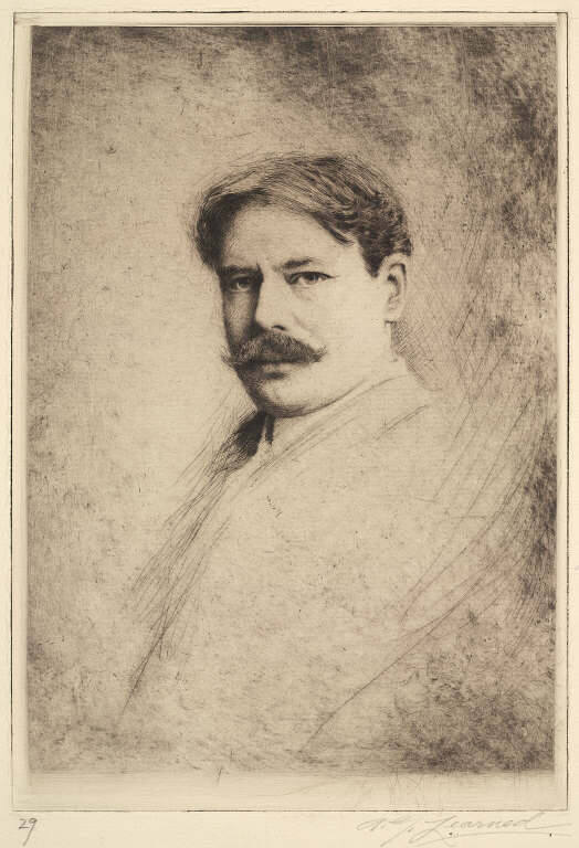 Portrait of Edward MacDowell (1861 - 1908 American Composer)