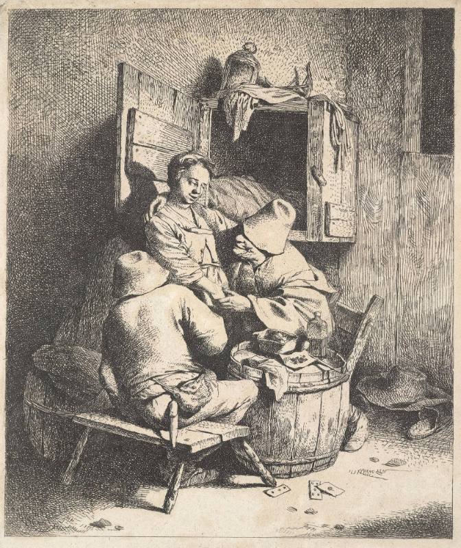 The Young Caressed Innkeeper