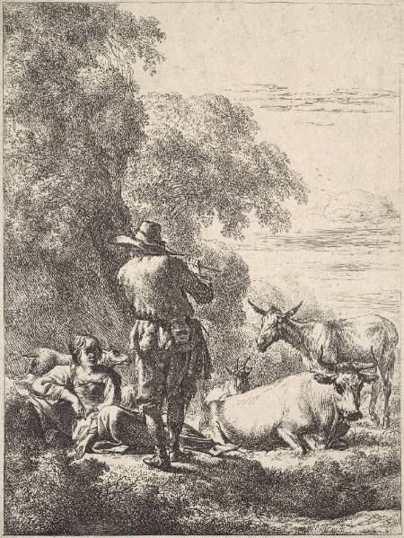 The Shepherd Playing the Flute