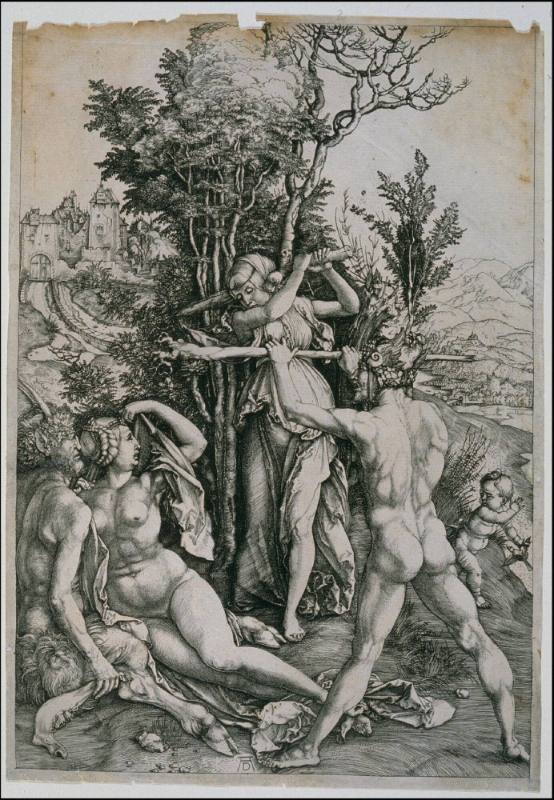 Combat of Virtue and Pleasure in the Presence of Hercules, or Hercules at the Crossroads