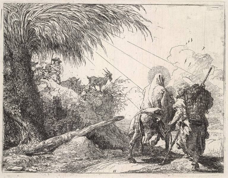 The Flight into Egypt, plate 11