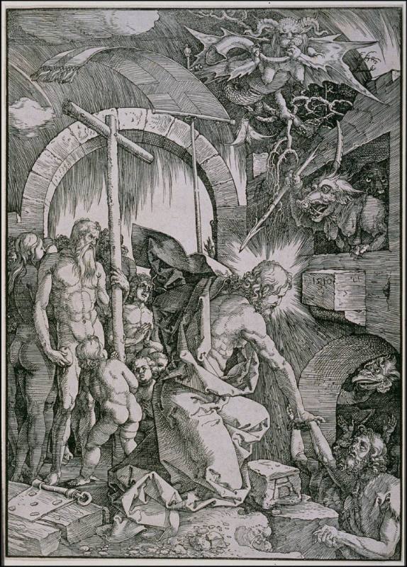 The Descent into Limbo (Harrowing of Hell), from the Large Passion (published 1511)