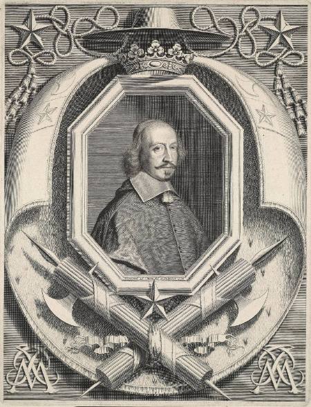 Portrait of Jules Mazarin, Cardinal and Minister of State of Louis XIV