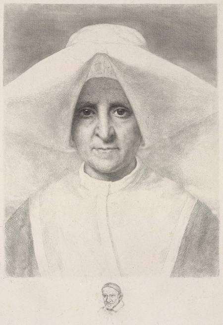 La Soeur Rosalie (head of St. Vincent de Paul in margin)
