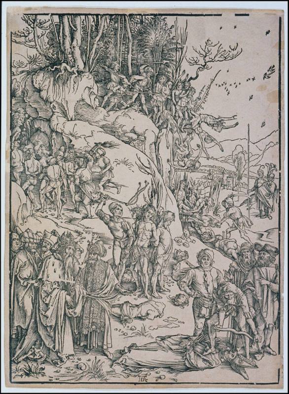 The Martyrdom of the Ten Thousand Christians, from the Albertina Passion