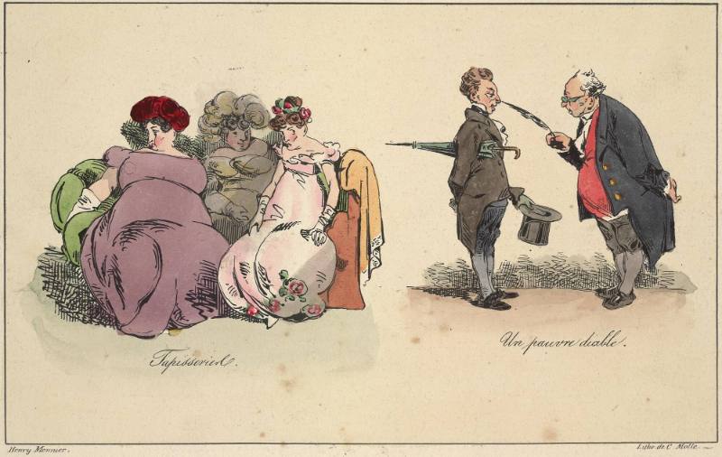 Tapisseriere and Un Pauvre Diable from Récréations series