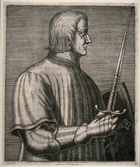 John Talbot, from "Les Vrais Pourtraits et Vies des Hommes Illustrés" [True Portraits and Lives of Famous Men]