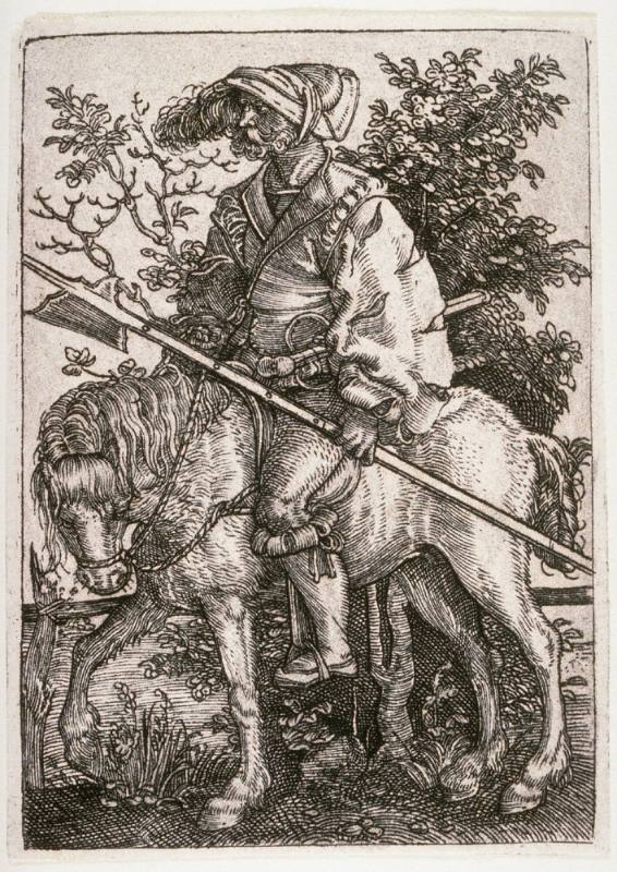 Halberdier on Horseback