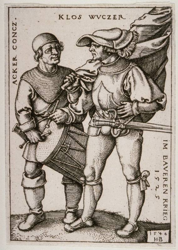 Standard-Bearer and Drummer